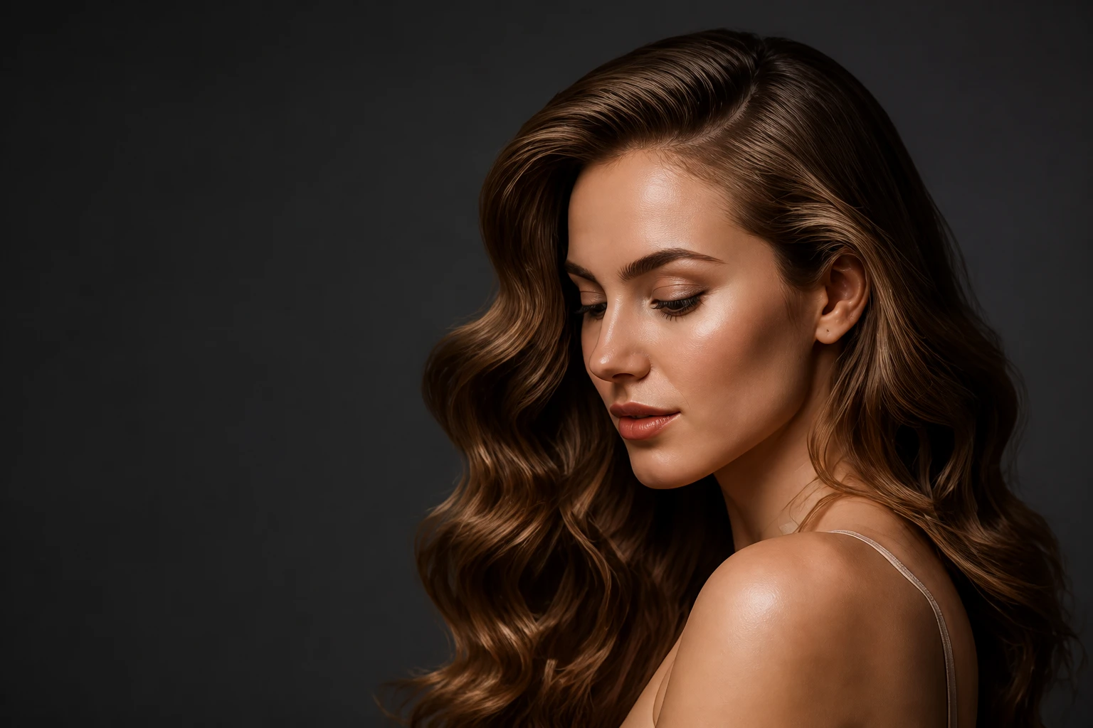 Website van La Bella Schoonheidssalon met een warm portret in salonsfeer